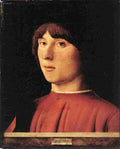 antonello Portrait of a Man Six Art A4 Photo Print