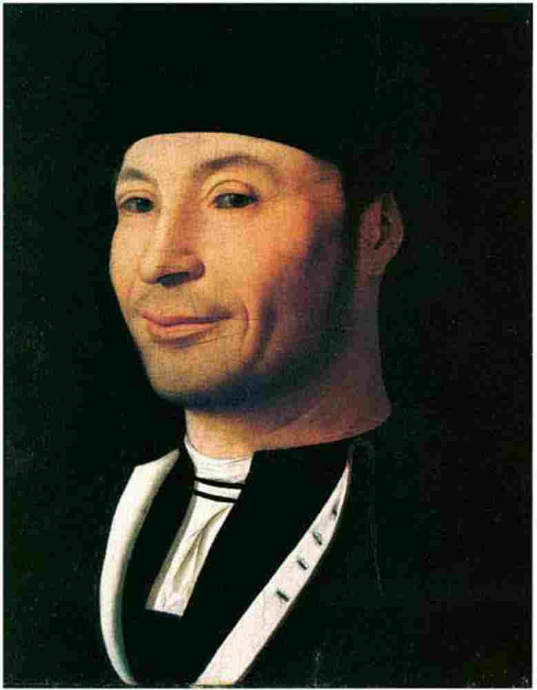 antonello Portrait of a Man Ten Art A4 Photo Print