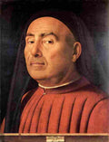 antonello Portrait of a Man two Art A4 Photo Print