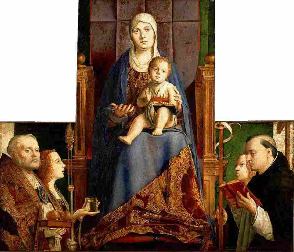 antonello San Cassiano Altar Art A4 Photo Print