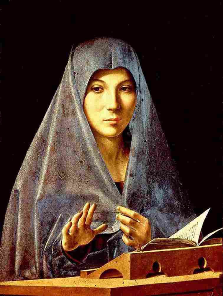 antonello virgin annunciate Art A4 Photo Print