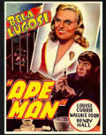 ape man bela lugosi movie poster Advert A4 Photo Print