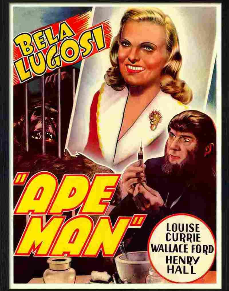 ape man bela lugosi movie poster Advert A4 Photo Print