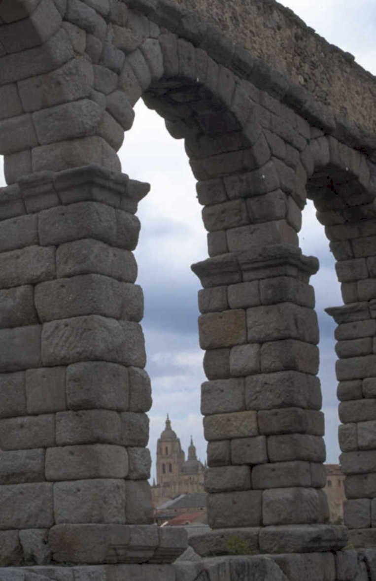 aqueduct arch toledo 1980s 1990s A4 Photo Print