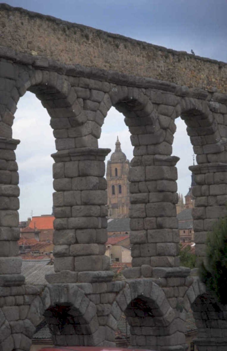 aqueduct archway stone 1980s 1990s A4 Photo Print