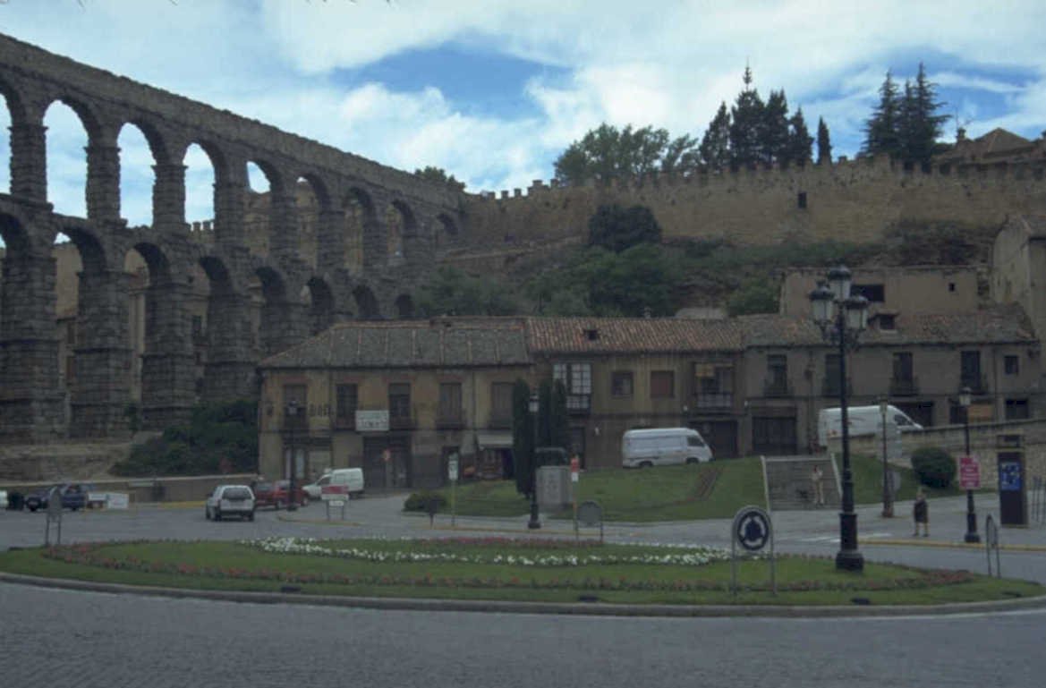 aqueduct plaza segovia 1980s 1990s A4 Photo Print