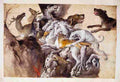 arc Composition with Animals Art A4 Photo Print