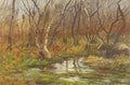 archibald thorburn a burn through silver birches in autumn A4 Photo Print