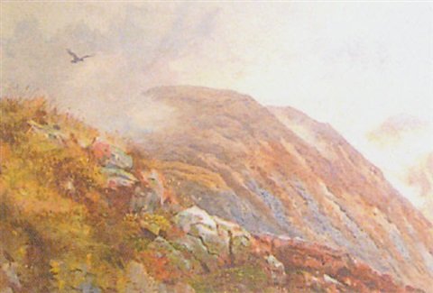 archibald thorburn a golden eagle gaik forest inverness shire A4 Photo Print