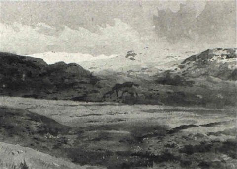 archibald thorburn a highland landscape A4 Photo Print