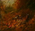 archibald thorburn a woodcock nesting in autumn leaves A4 Photo Print