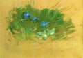 archibald thorburn alpine gentian A4 Photo Print