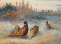 archibald thorburn autumn dawn pheasants A4 Photo Print