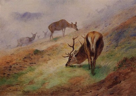archibald thorburn clearing after rain A4 Photo Print