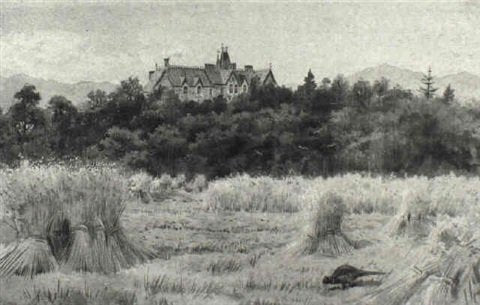 archibald thorburn dundarroch lodge pitlochry A4 Photo Print
