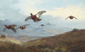 archibald thorburn grouse shooting A4 Photo Print