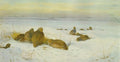 archibald thorburn in the bleak midwinter partridges A4 Photo Print