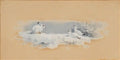 archibald thorburn ptarmigan and an arctic hare A4 Photo Print