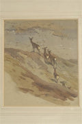 archibald thorburn red deer in the reay forest A4 Photo Print
