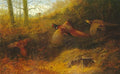 archibald thorburn the glory of autumn pheasants A4 Photo Print
