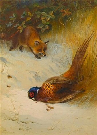 archibald thorburn the poacher A4 Photo Print