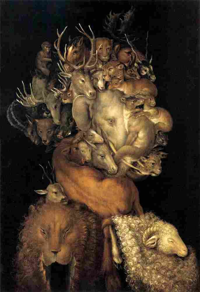 arcimboldo earth Art A4 Photo Print