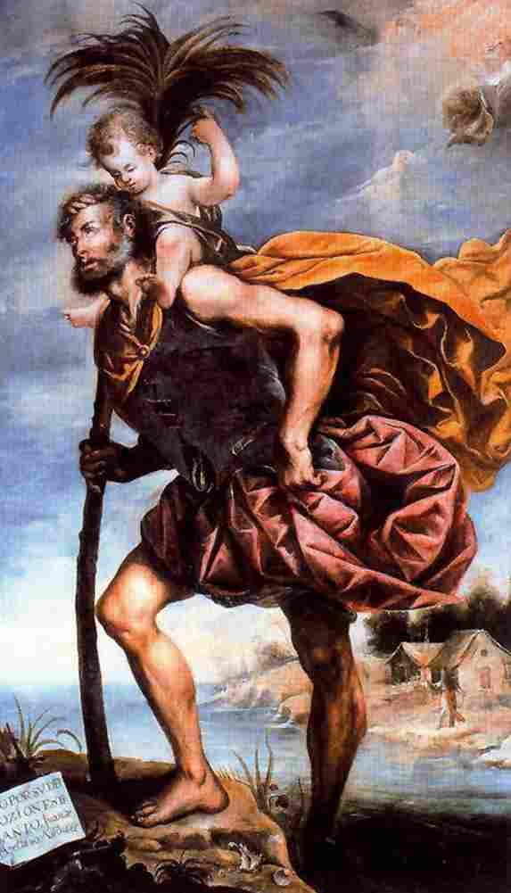 arellano saint christopher Art A4 Photo Print