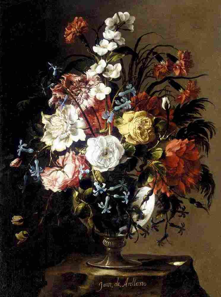 arellano vase with flower Art A4 Photo Print