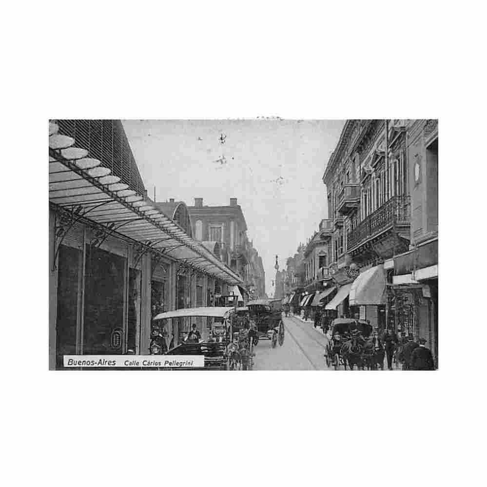 argentina buenos aires calle carlos pellegrini ed a k c b b 96 Vintage A4 Photo Print