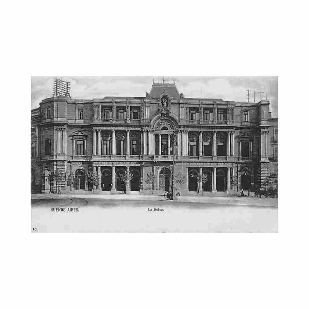 argentina buenos aires la bolsa ed 10 Vintage A4 Photo Print