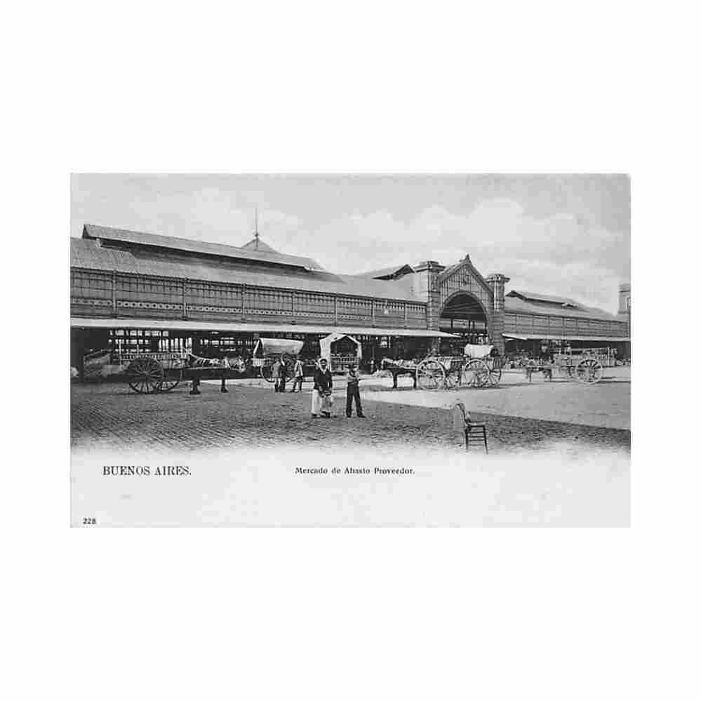 argentina buenos aires mercado de abasto proveedor ed 228 Vintage A4 Photo Print