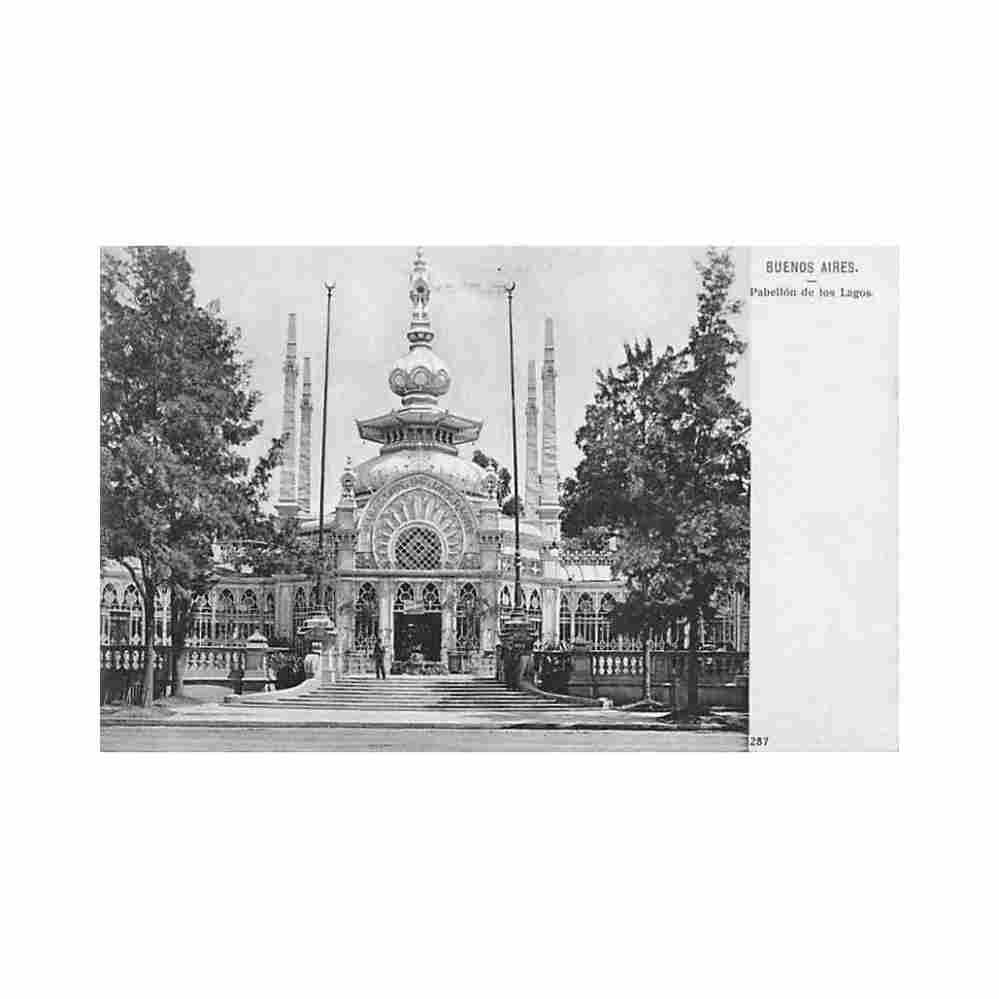 argentina buenos aires pabellon de los lagos ed 287 Vintage A4 Photo Print