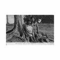 argentina indios chamacoco ioata y su mujer nozzae puerto 14 de mayo chaco ed r rosauer 293 Vintage A4 Photo Print