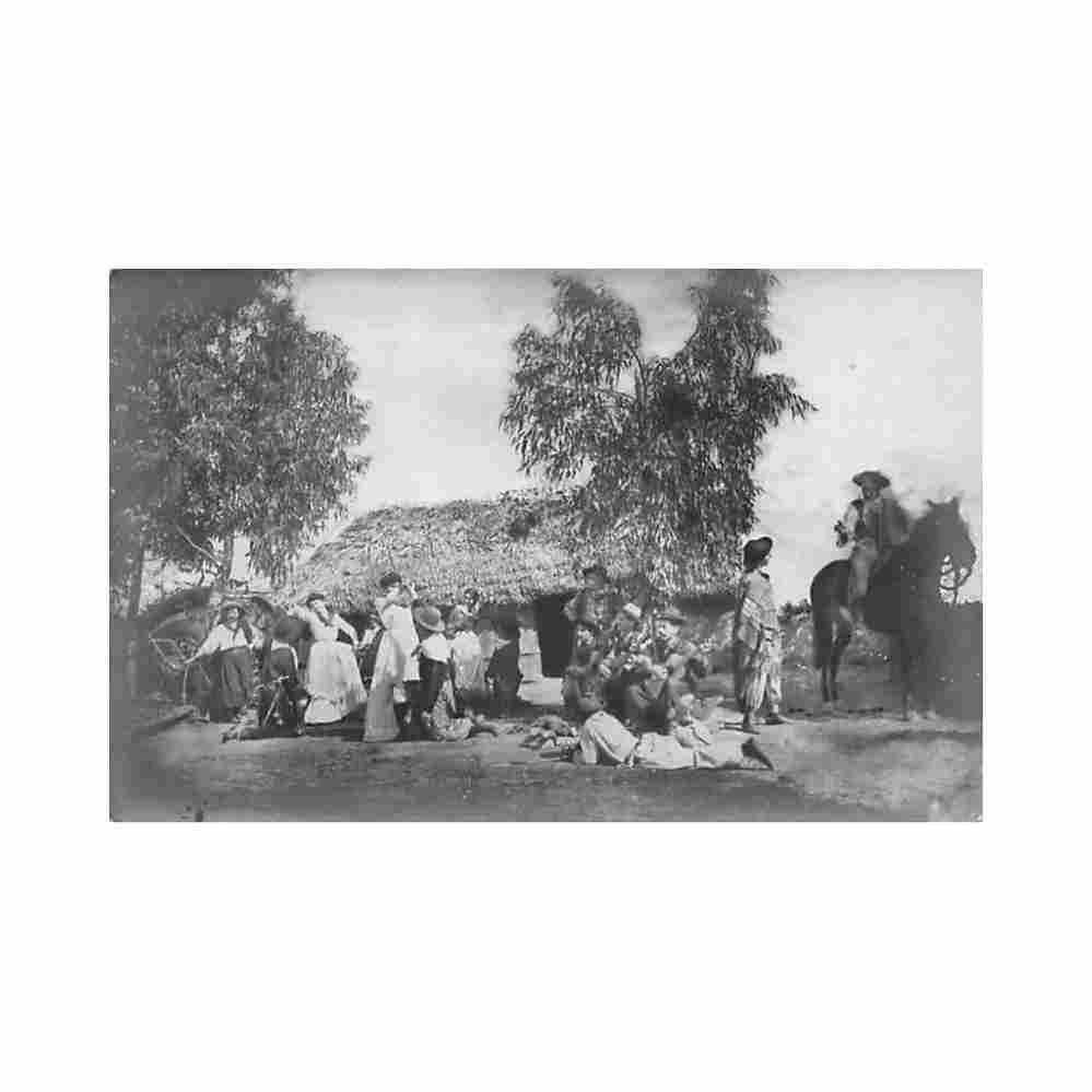 argentina los gauchos una fiesta postal foto ed e strobach Vintage A4 Photo Print
