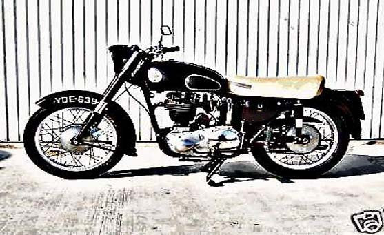 ariel 350 nh motorbike A4 Photo Print