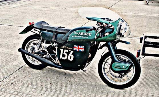 ariel arrow motorbike A4 Photo Print