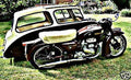 ariel combination motorbike A4 Photo Print