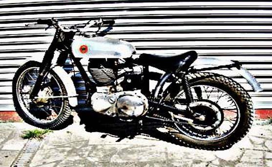 ariel ht trials motorbike A4 Photo Print
