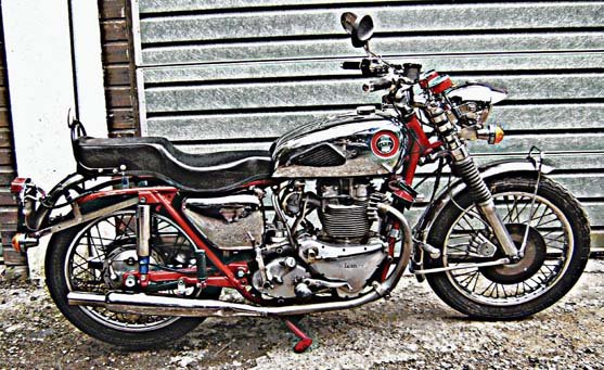 ariel huntmaster motorbike A4 Photo Print