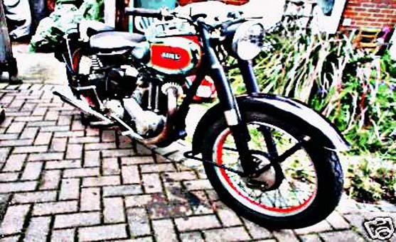 ariel ng deluxe motorbike A4 Photo Print