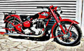 ariel nh motorbike A4 Photo Print