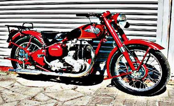 ariel nh motorbike A4 Photo Print