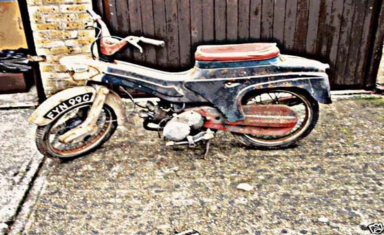 ariel pixie motorbike A4 Photo Print