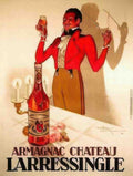 armagnac2 Vintage Advert A4 Photo Print