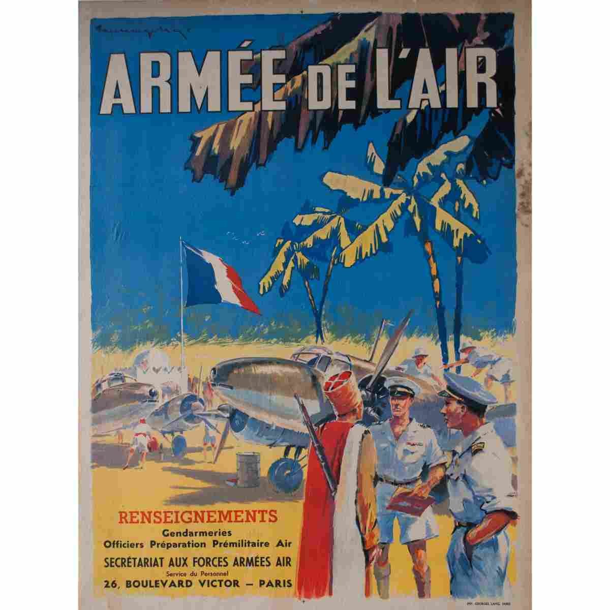 armee de l air 1947 2 Advert A4 Photo Print