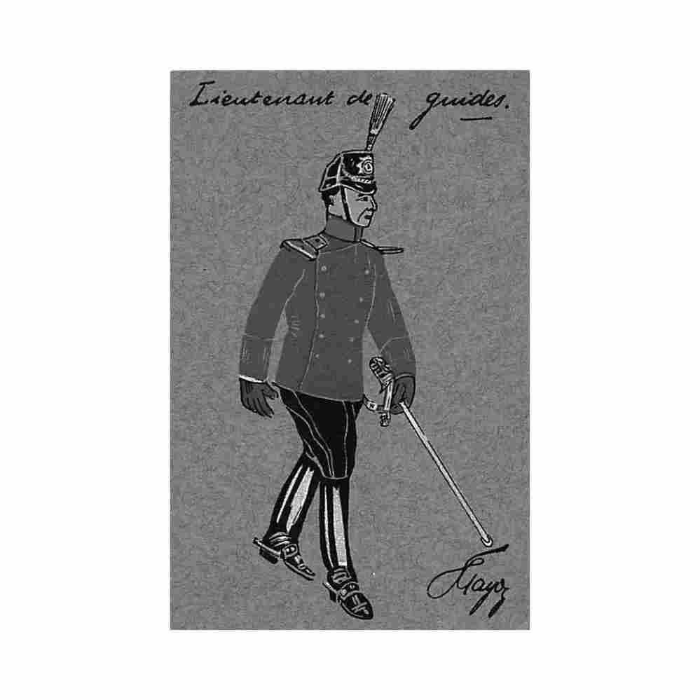 armee suisse lieutenant de guides ed h lilienfeld 6 Vintage A4 Photo Print