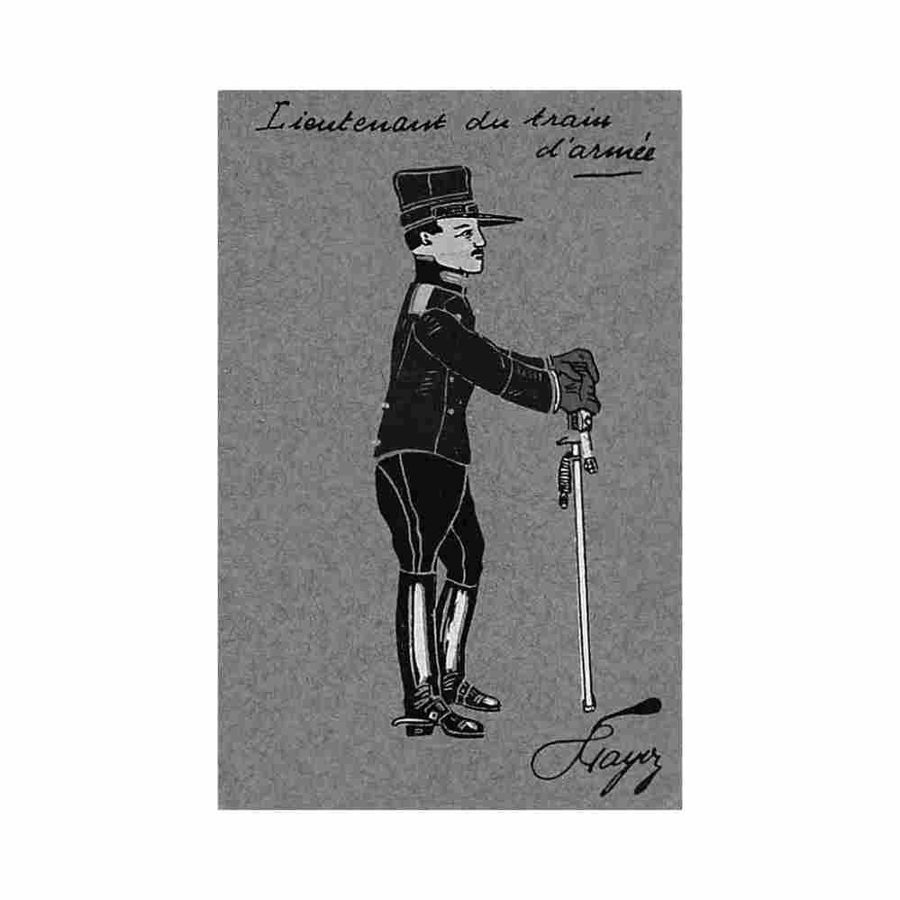 armee suisse lieutenant du train d armee ed h lilienfeld 4 Vintage A4 Photo Print