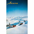 arosa hausammann brun 1969 2 Advert A4 Photo Print