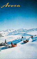 arosa hausammann brun 1969 4 Advert A4 Photo Print