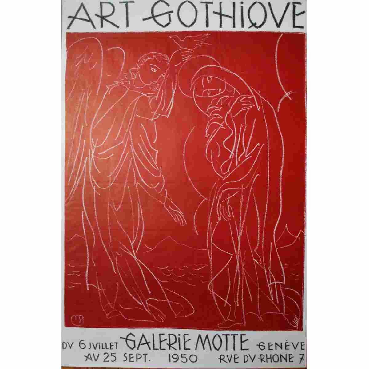 art gothique maurice barraud 1950 2 Advert A4 Photo Print